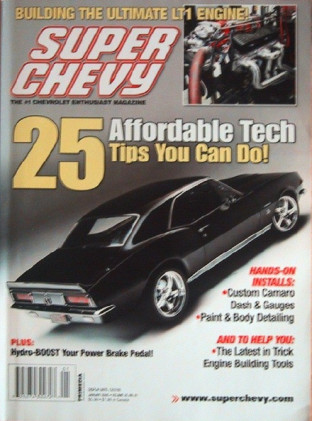 SUPER CHEVY 2006 JAN - TWICE BLOWN '56, BONNEVILLE